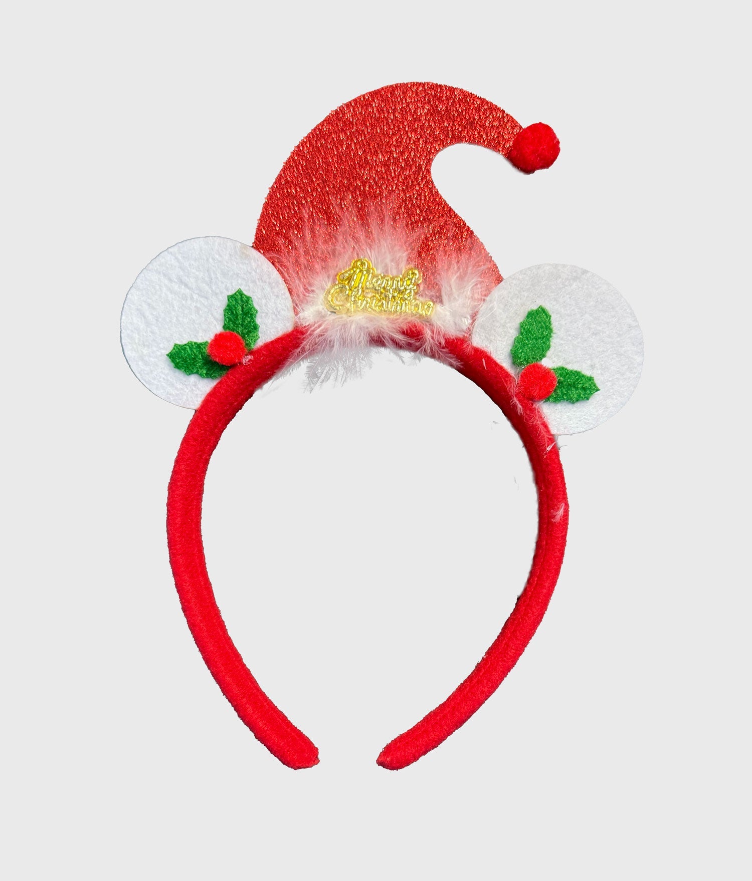 Weihnachtshaarspange Weihnachtsmütze